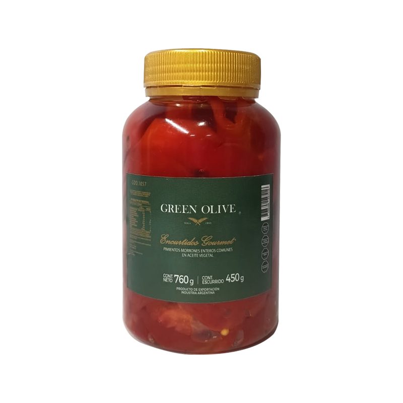 Pimiento Morron en Aceite x 450 Gr. Esc. PET