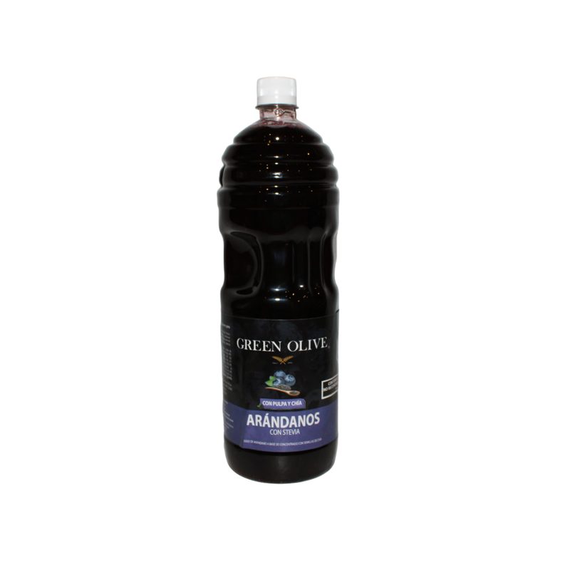Jugo de Arandanos Chia y Stevia x 1,5 Lt. GREEN OLIVE