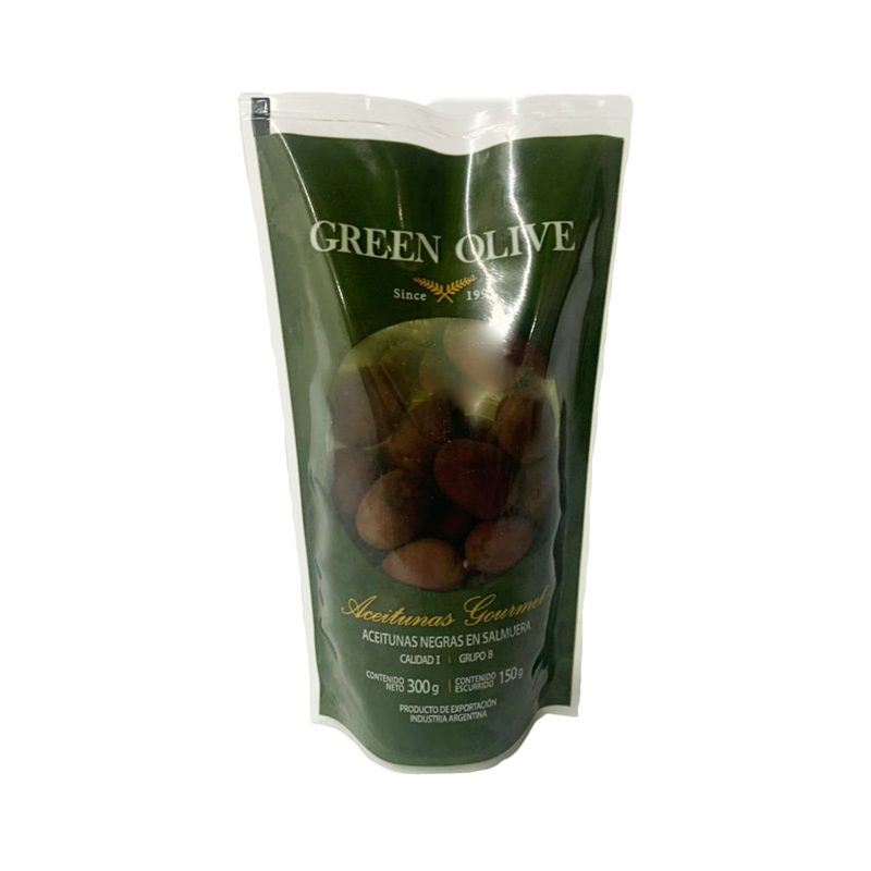 Aceitunas Negras Naturales x 150 Gr. Esc. DOYPACK