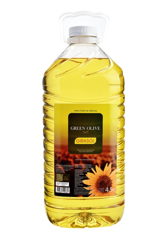 Aceite de Girasol PREMIUM GREEN OLIVE x 4,5 Lts.