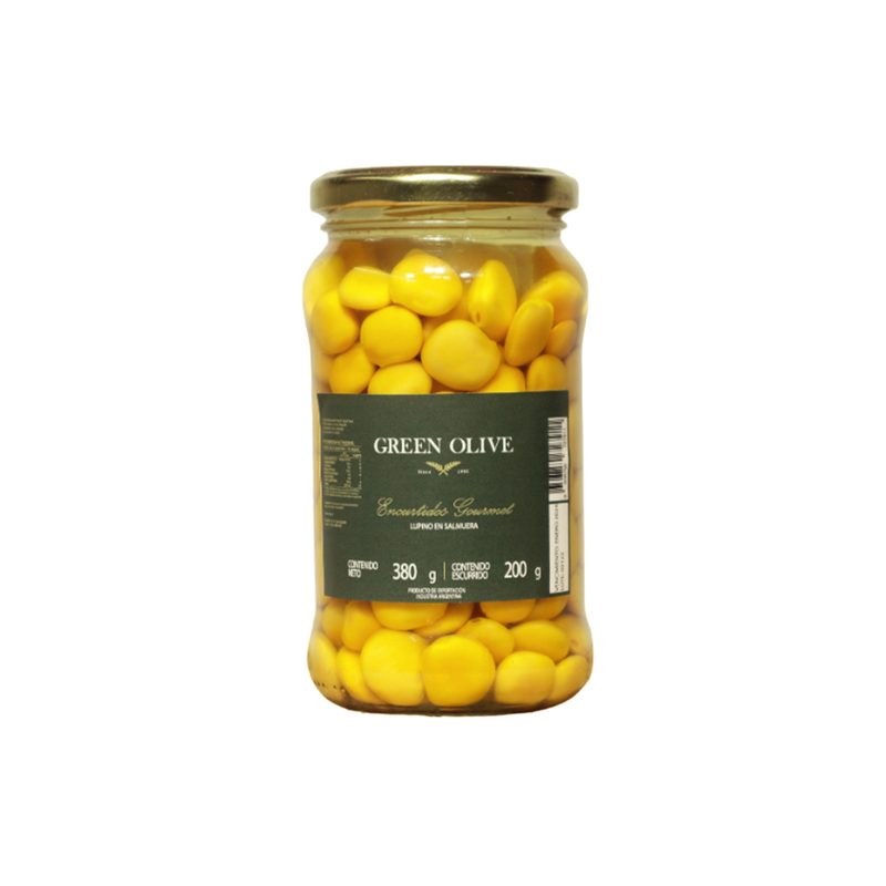 Lupines en Salmuera x 200 Gr. Esc. (CALIDAD PREMIUM) VIDRIO