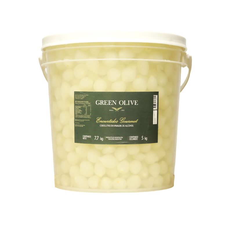 Cebollitas en Vinagre x 5 Kg. Esc. (CALIDAD PREMIUM) BALDE