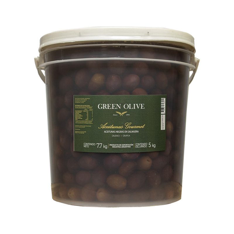 Aceitunas Negras Naturales N° 000 x 5 Kg. Esc. BALDE