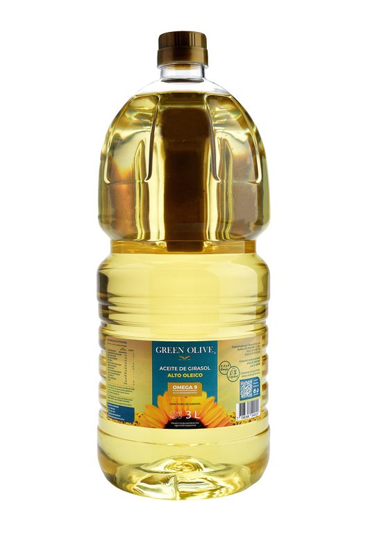 Aceite ALTO OLEICO de Girasol ALTO RENDIMIENTO GREEN OLIVE x 3 Lts.