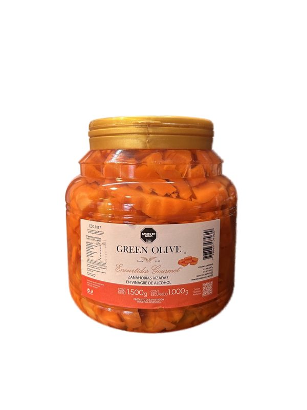 Zanahorias Rizadas en Vinagre x 1 Kg. Esc. PET