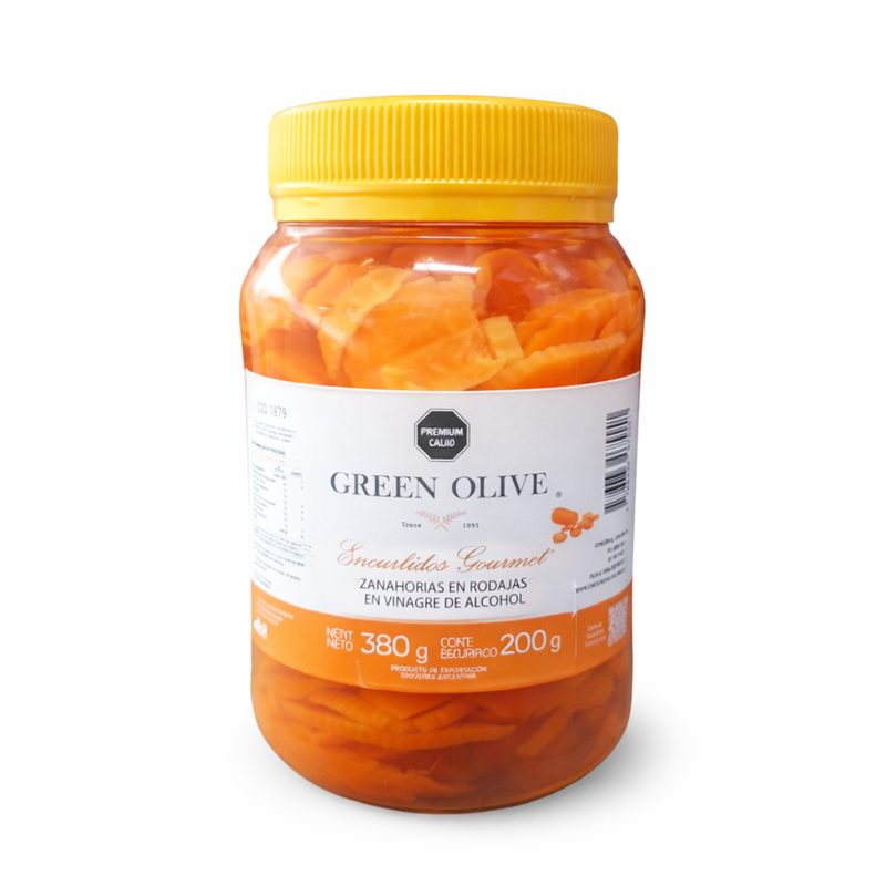 Zanahorias en Rodajas en Vinagre x 200 Gr. Esc. PET