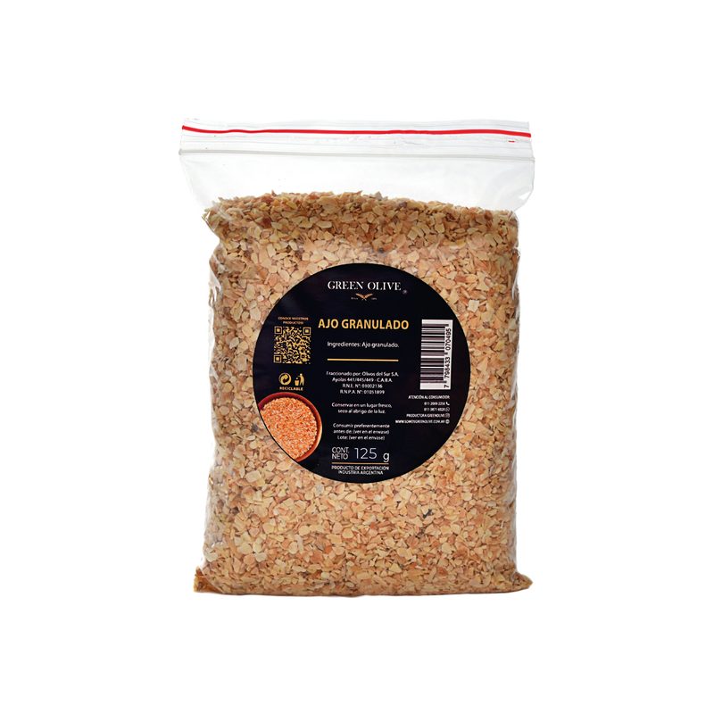 Ajo Granulado PREMIUM x 125 Gr. ZIPLOC