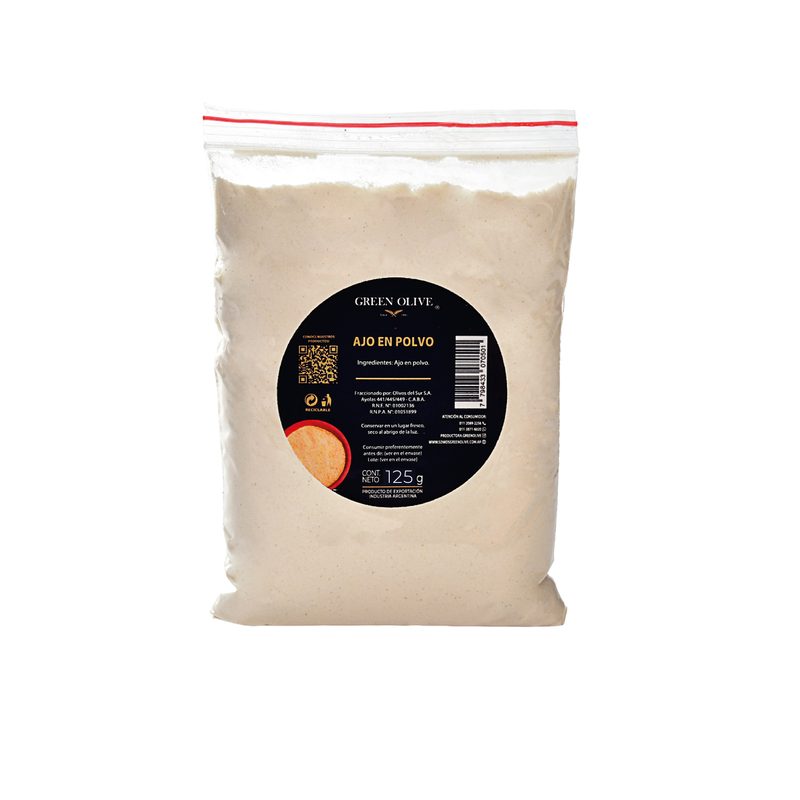 Ajo en Polvo PREMIUM x 125 Gr. ZIPLOC