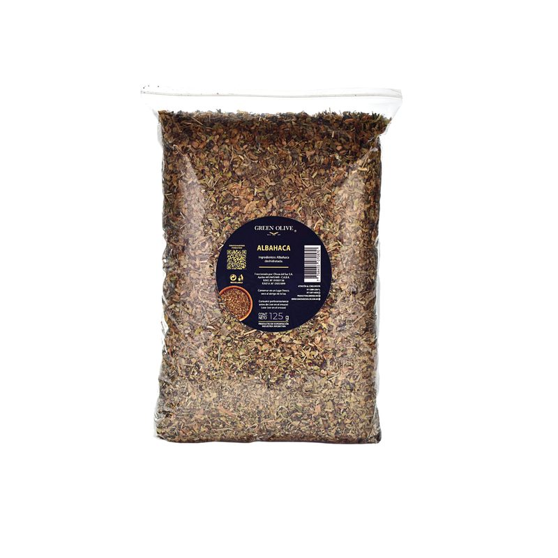Albahaca Triturada PREMIUM x 125 Gr. ZIPLOC