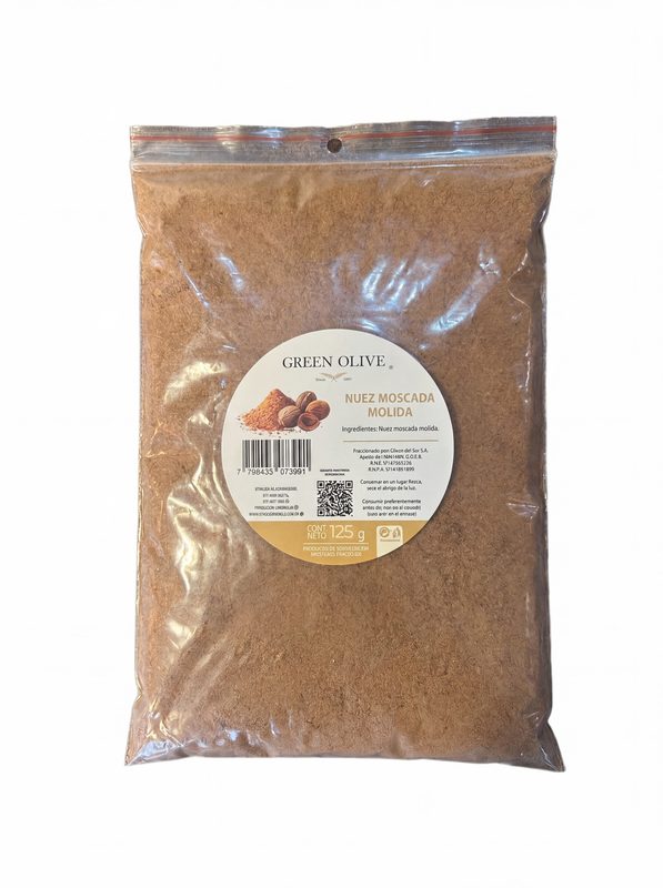 Nuez Moscada Molida PREMIUM x 125 Gr. ZIPLOC