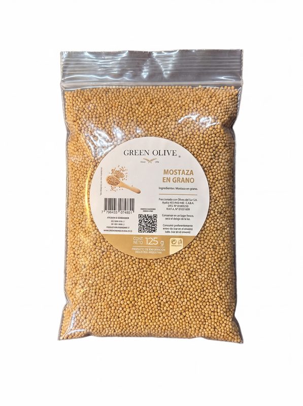 Mostaza en Granos PREMIUM x 125 Gr. ZIPLOC
