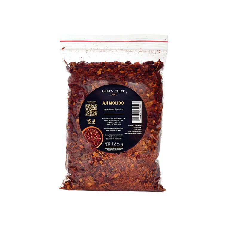 Aji Molido Dulce PREMIUM x 125 Gr. ZIPLOC
