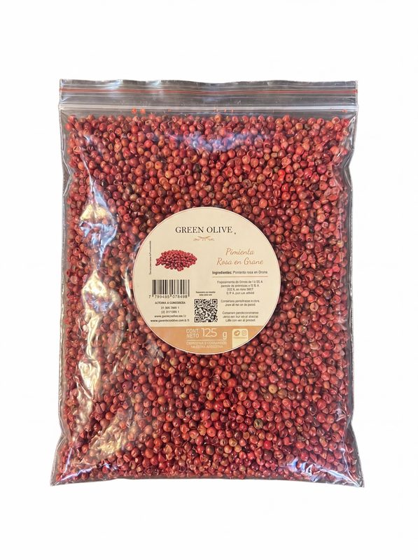 Pimienta Rosa PREMIUM x 125 Gr. ZIPLOC