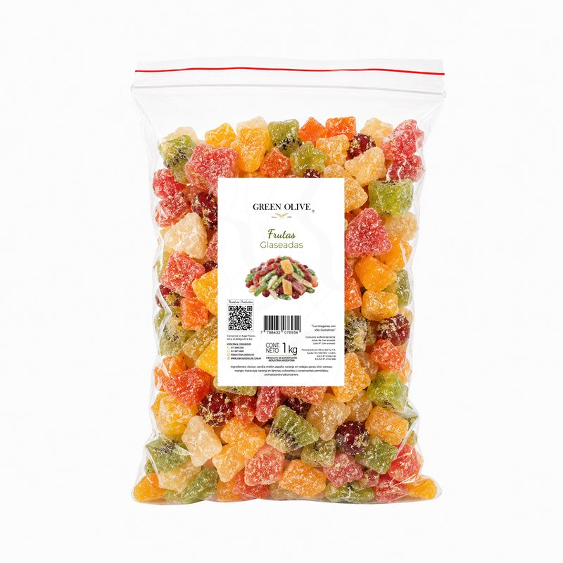 Frutas Glaseadas x 1 Kg. ZIPLOC