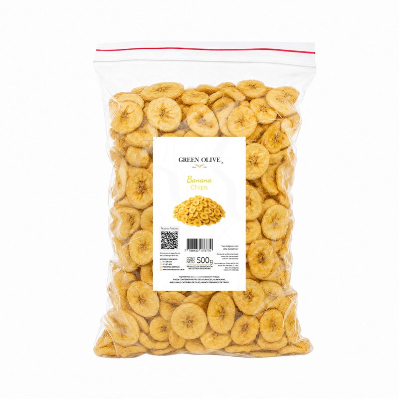 Bananas Chips x 500 Gr. ZIPLOC