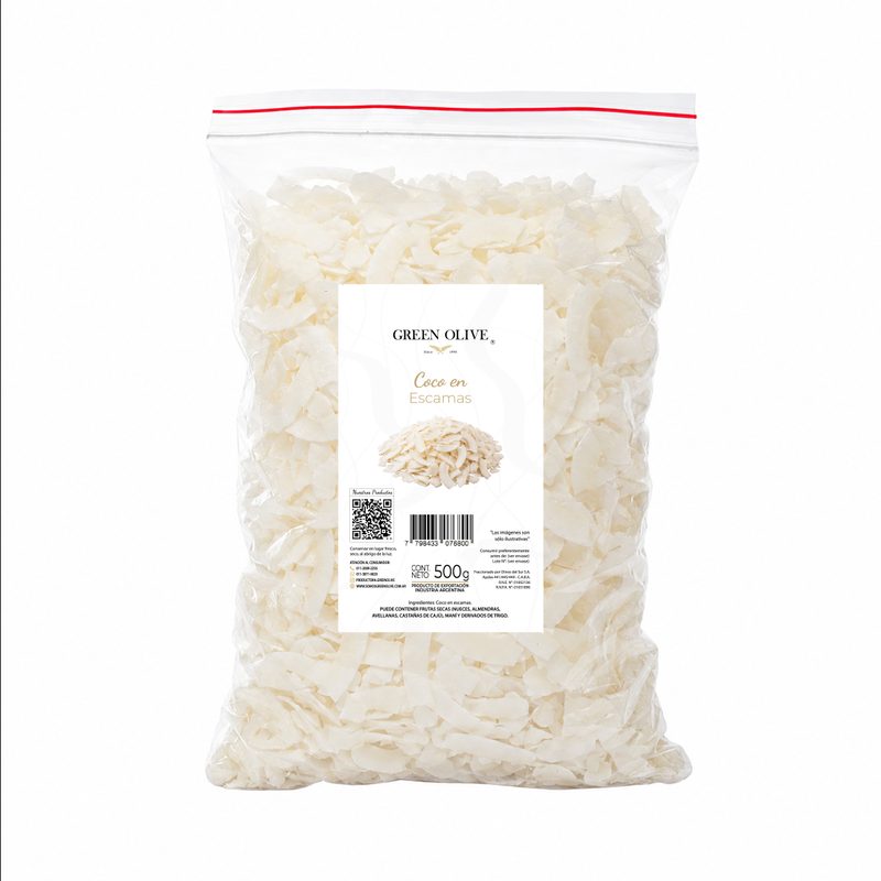 Coco en Escamas x 500 Gr. ZIPLOC
