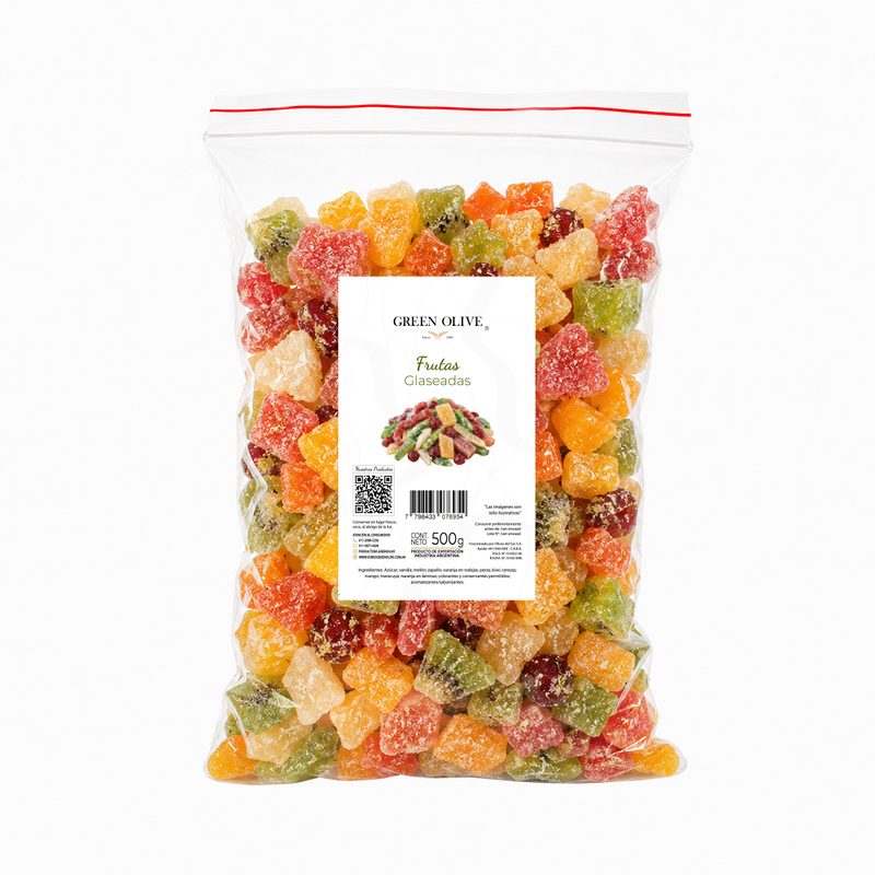 Frutas Glaseadas x 500 Gr. ZIPLOC