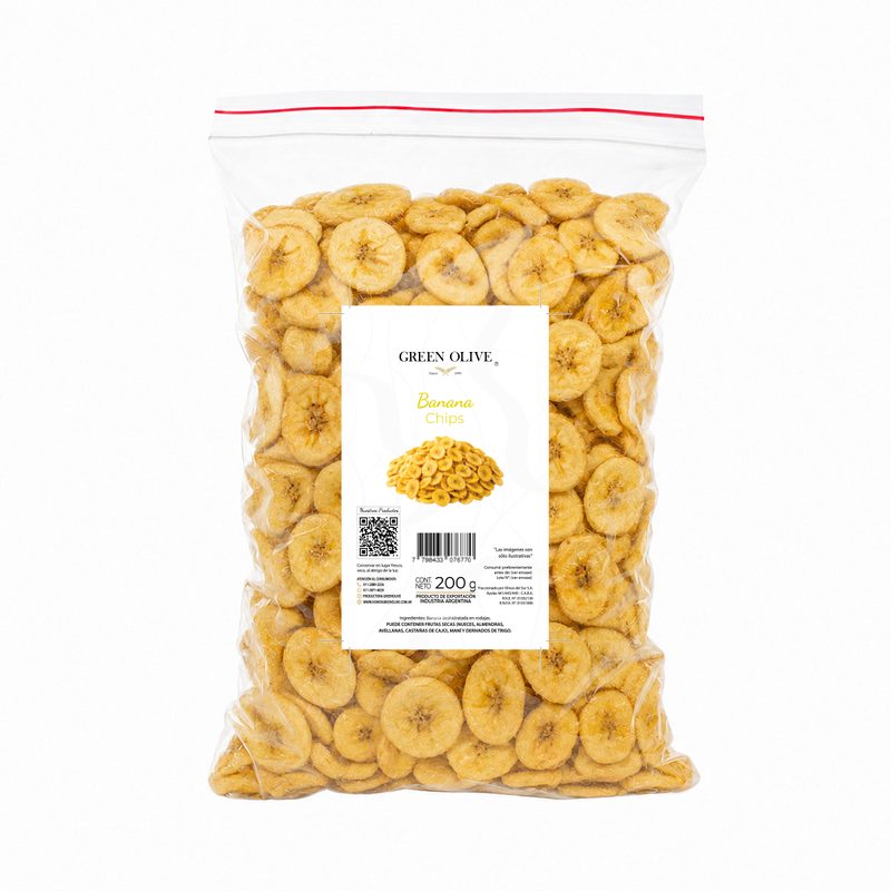 Bananas Chips x 200 Gr. ZIPLOC