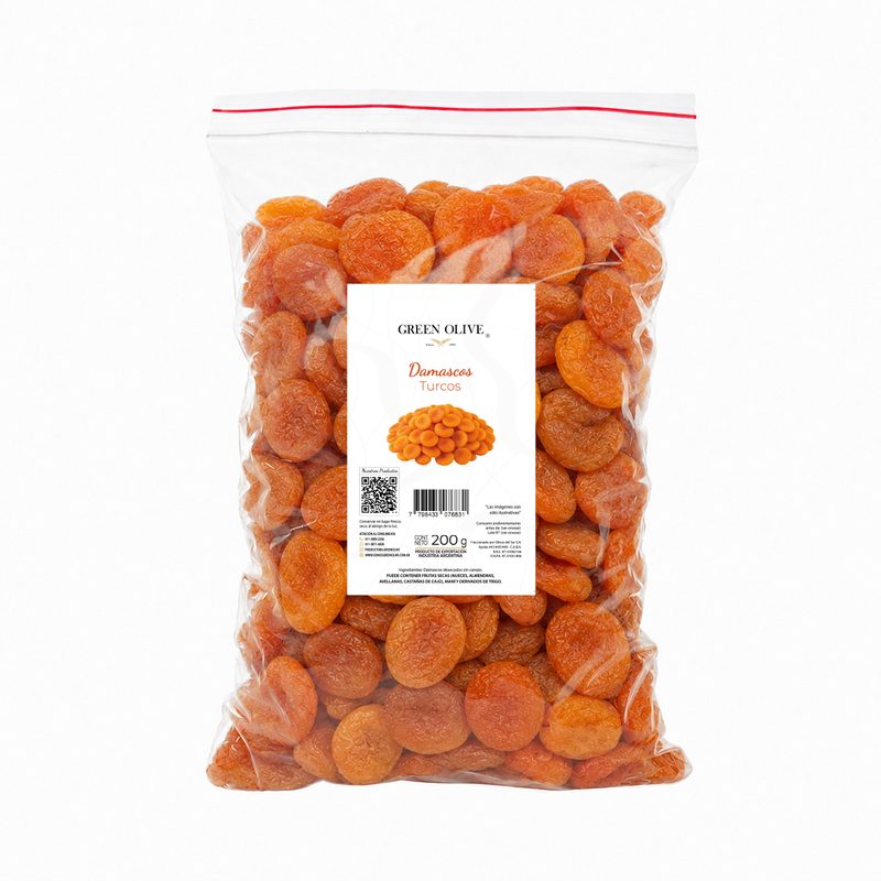 Damascos Turcos x 200 Gr. ZIPLOC