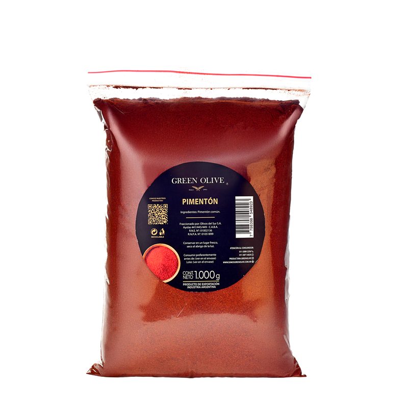 Pimenton PREMIUM x 1 Kg. ZIPLOC