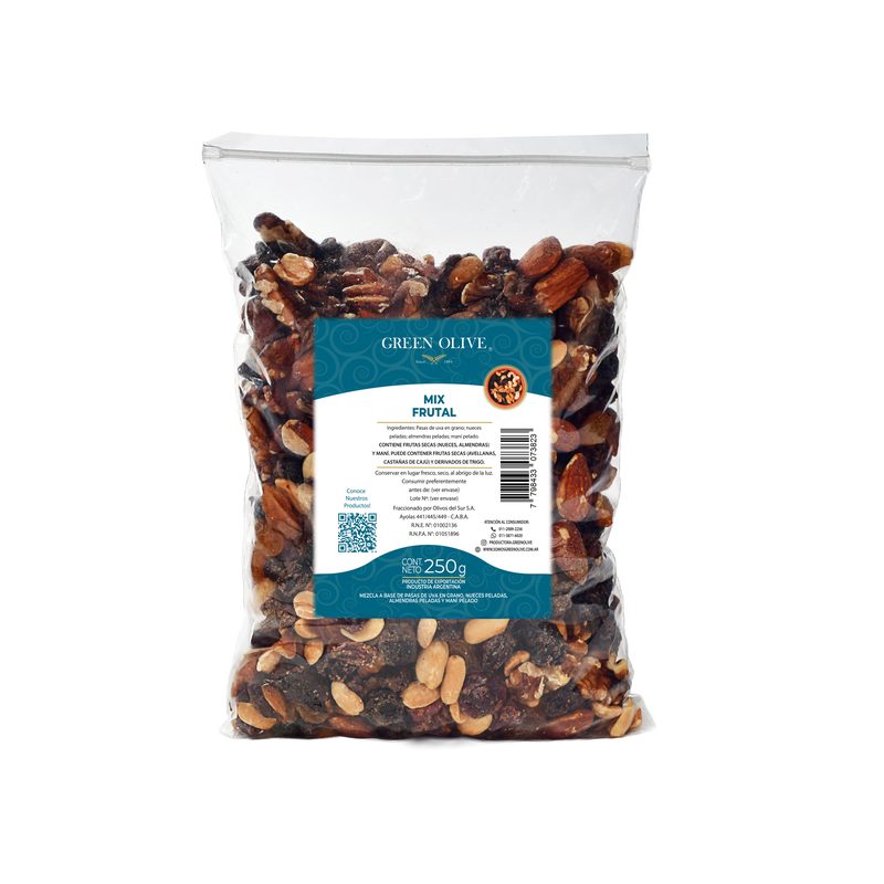 Mix Frutal Premium x 250 Gr. ZIPLOC