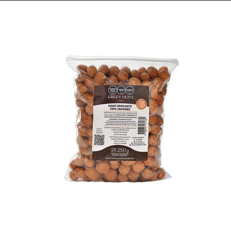 Mani Crocante Tipo Japones x 250 Gr. ZIPLOC