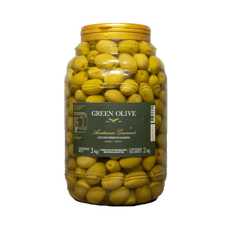 Aceitunas Verdes N° 000 x 2 Kg. Esc. PET