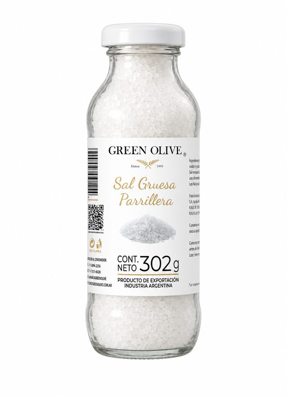 Sal Gruesa Parrillera PREMIUM x 302 Gr. VIDRIO