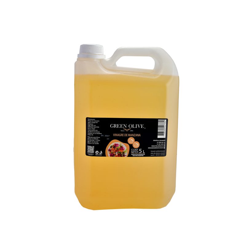 Vinagre de Manzana x 5 Lt. PET - GREEN OLIVE