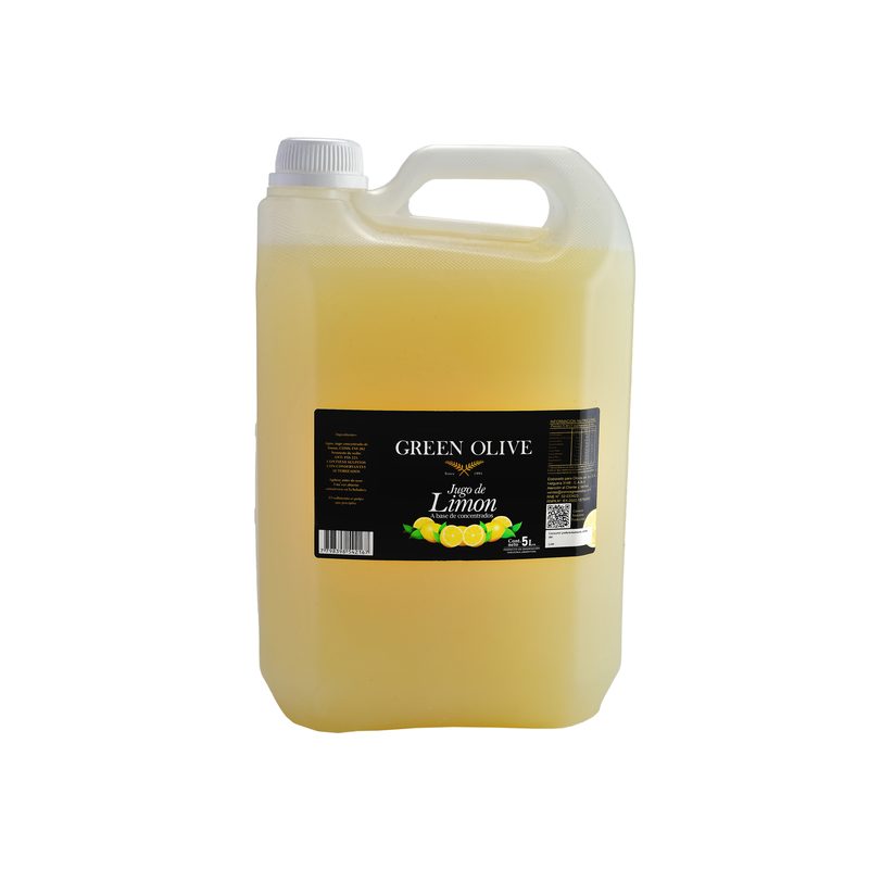 Jugo de Limon x 5 Lt. PET - GREEN OLIVE