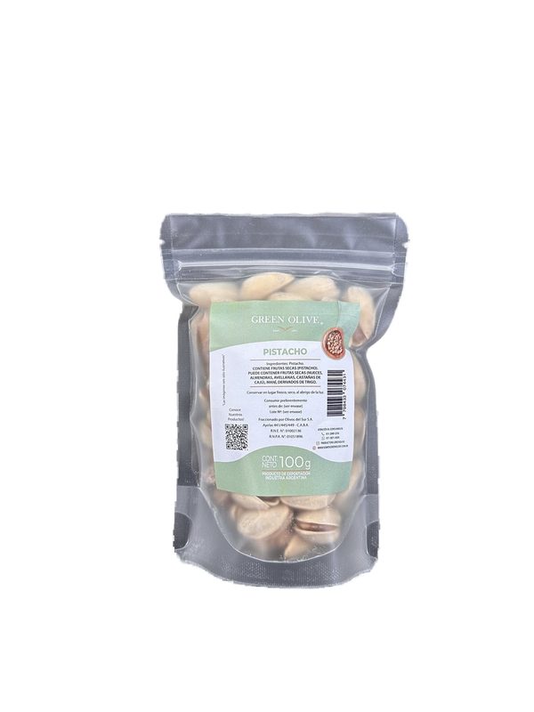 Pistachos con Cascara Salados x 100 Gr. DOYPACK