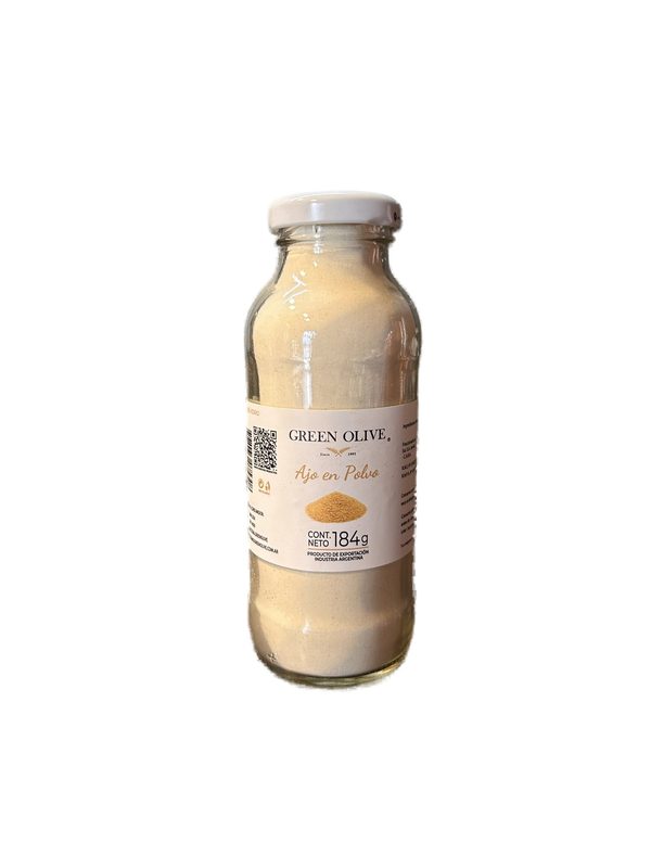 Ajo en Polvo PREMIUM x 184 Gr. BOTELLA VIDRIO