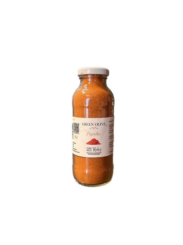 Páprika en Polvo PREMIUM x 164 Gr. BOTELLA VIDRIO