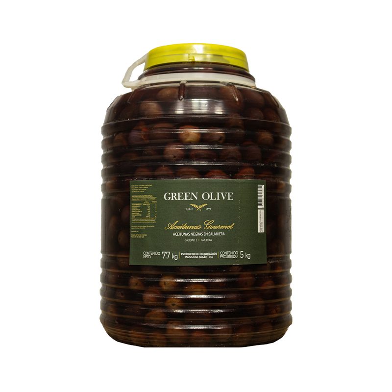 Aceitunas Negras Naturales N° 000 x 5 Kg. Esc. GARRAFA