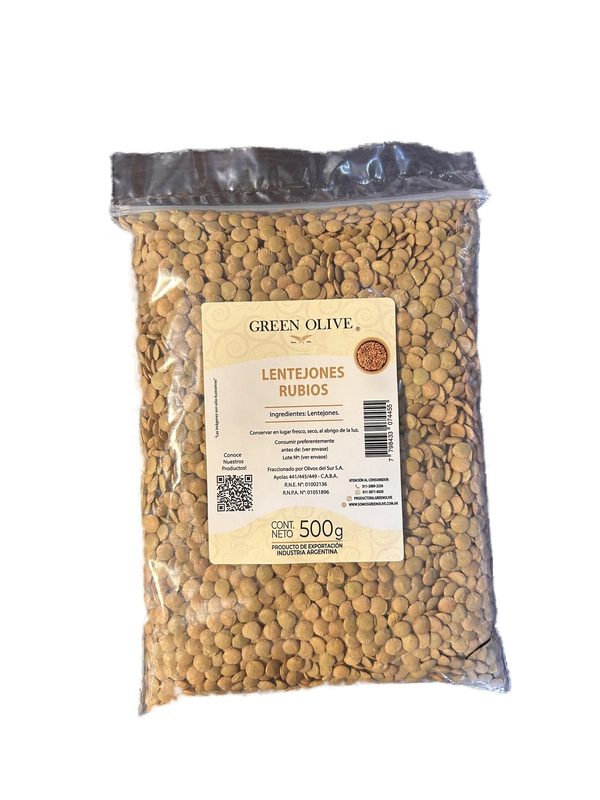 Lentejones Rubios PREMIUM x 1 Kg. ZIPLOC