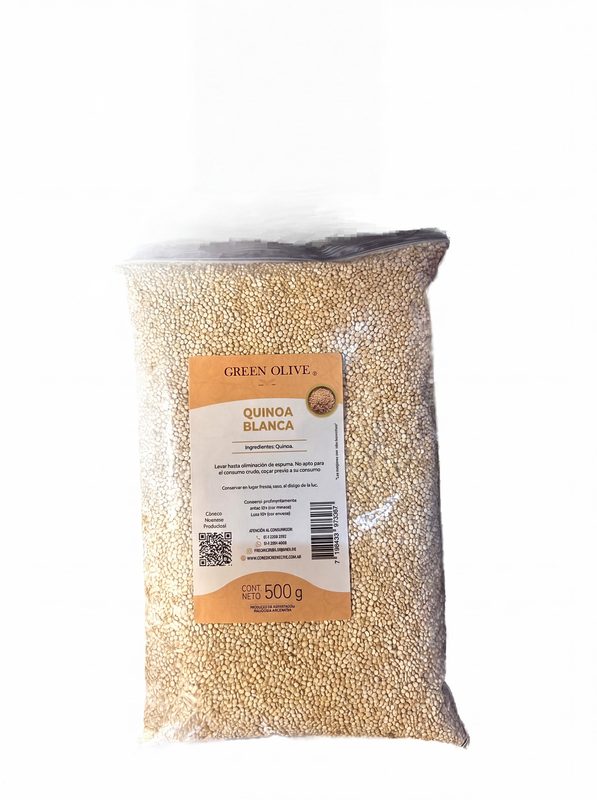 Quinoa de Semilla Blanca PREMIUM x 500 Gr. ZIPLOC