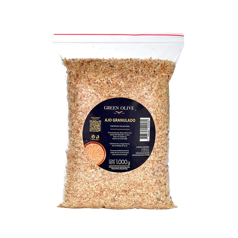 Ajo Granulado PREMIUM x 1 Kg. ZIPLOC