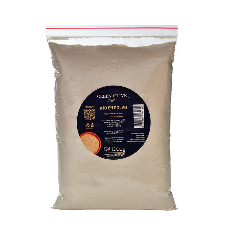 Ajo en Polvo PREMIUM x 1 Kg. ZIPLOC