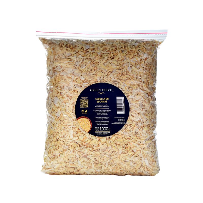 Cebolla en Escamas PREMIUM x 1 Kg. ZIPLOC