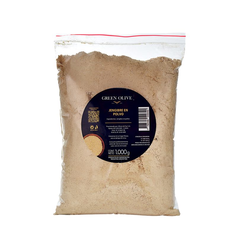 Jengibre en Polvo PREMIUM x 1 Kg. ZIPLOC