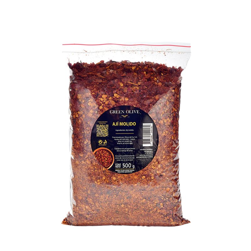 Aji Triturado PREMIUM x 500 Gr. ZIPLOC