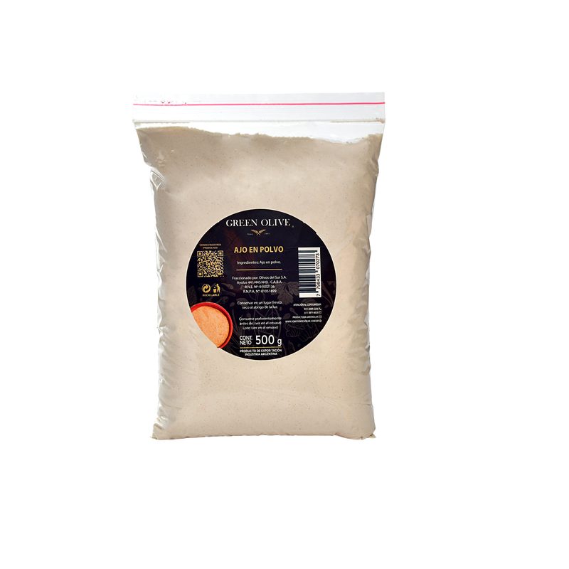 Ajo en Polvo PREMIUM x 500 Gr. ZIPLOC