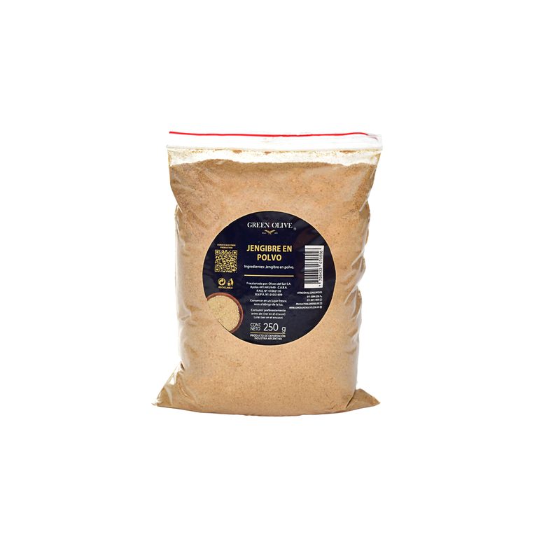 Jengibre en Polvo PREMIUM x 250 Gr. ZIPLOC