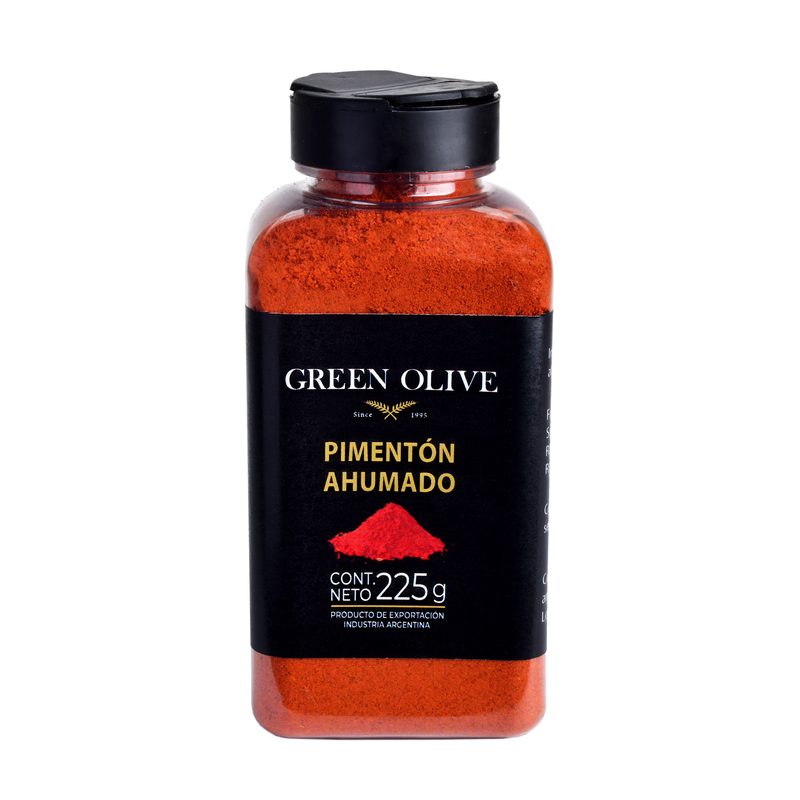 Pimenton Ahumado PREMIUM x 225 Gr. PET ESPECIERO