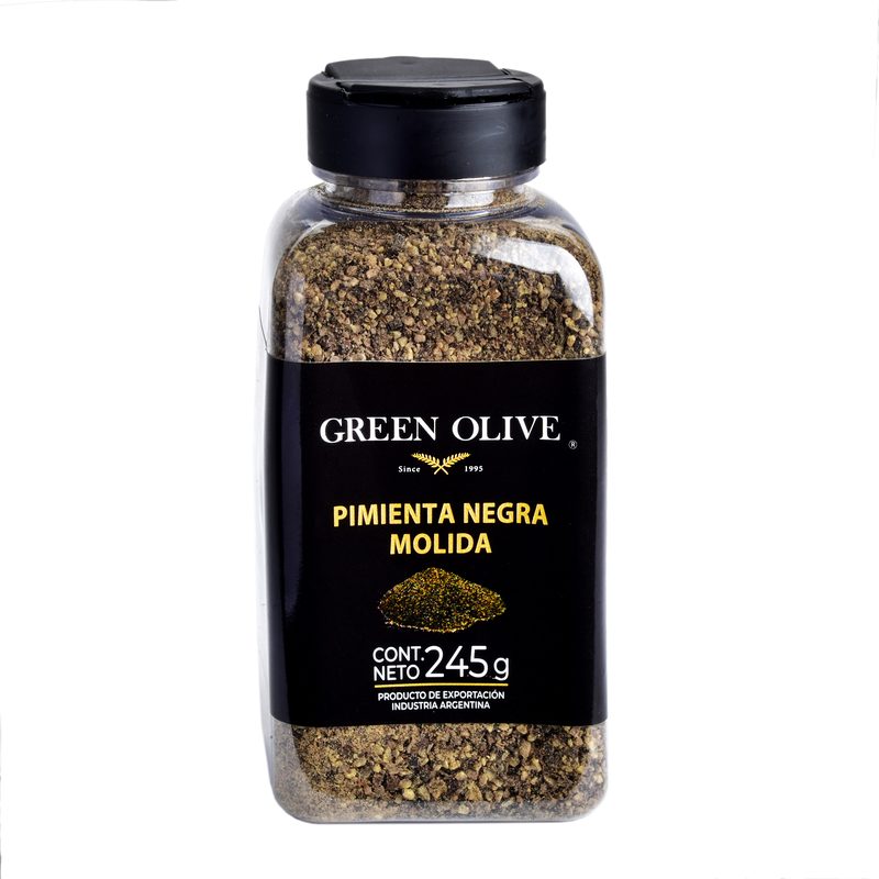 Pimienta Negra Molida PREMIUM x 245 Gr. PET ESPECIERO