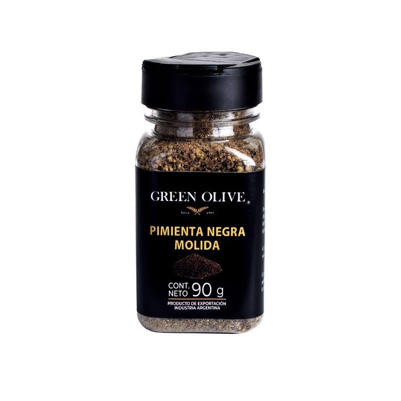 Pimienta Negra Molida PREMIUM x 90 Gr. PET ESPECIERO