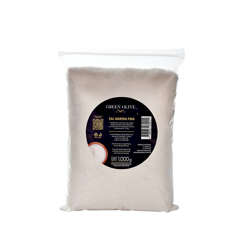 Sal Marina Fina PREMIUM x 1 Kg. ZIPLOC