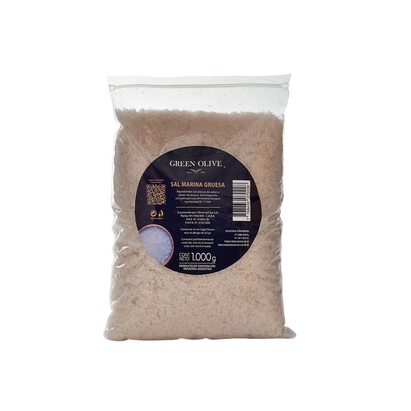 Sal Marina Gruesa PREMIUM x 1 Kg. ZIPLOC