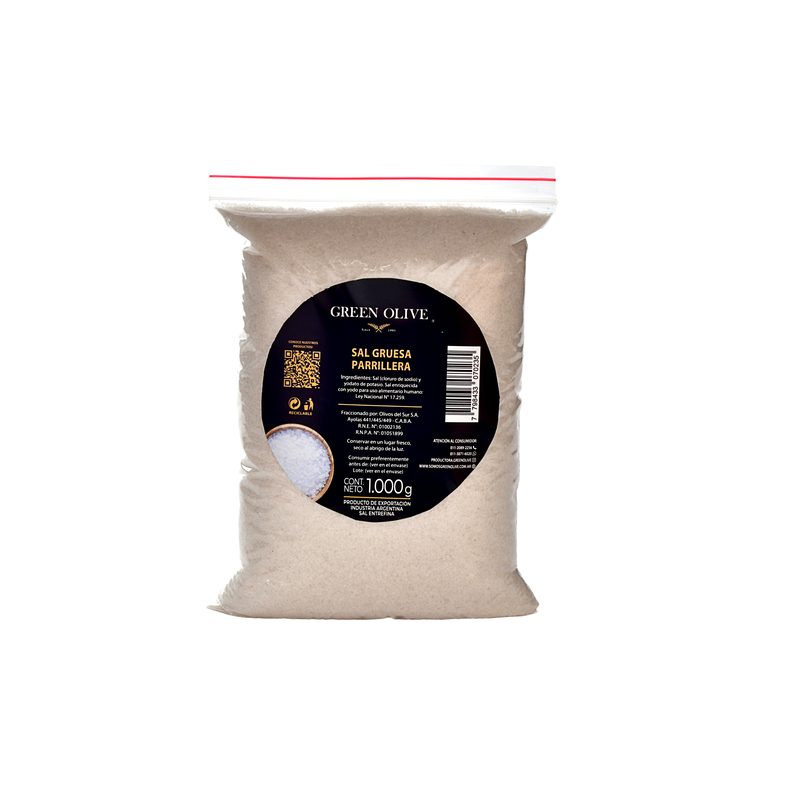 Sal Gruesa Parrillera PREMIUM x 1 Kg. ZIPLOC