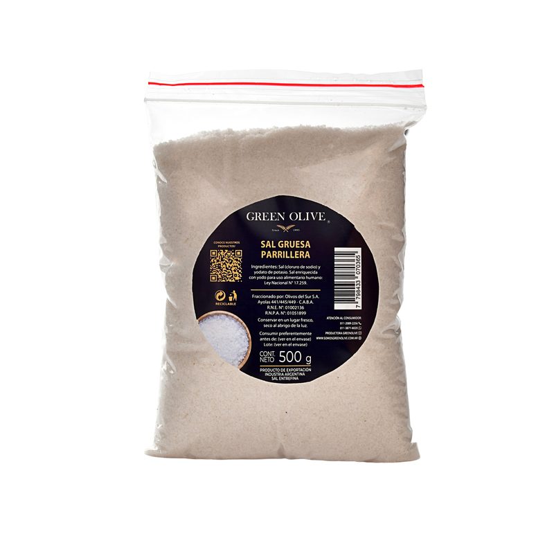 Sal Gruesa Parrillera PREMIUM x 500 Gr. ZIPLOC